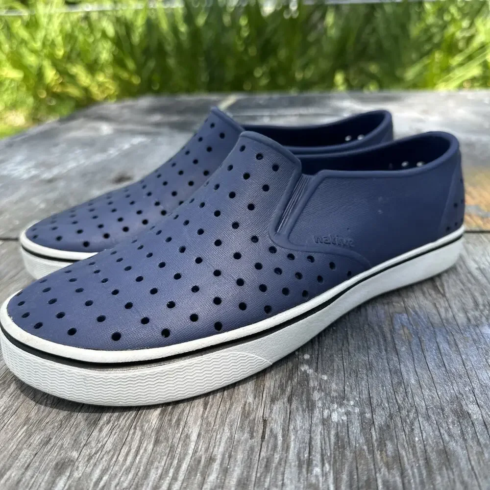 Kids Native Shoes Miles Slip-On Sneakers Size Men’s 7 Women’s 9 Navy Blue - BP